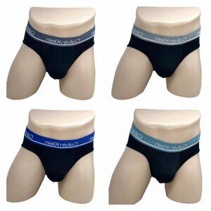 Calvin Klein Microfiber Black Hip Brief 4 Pack NP24450009 Size Men's Underwear